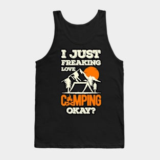 Funny Camping Tank Top